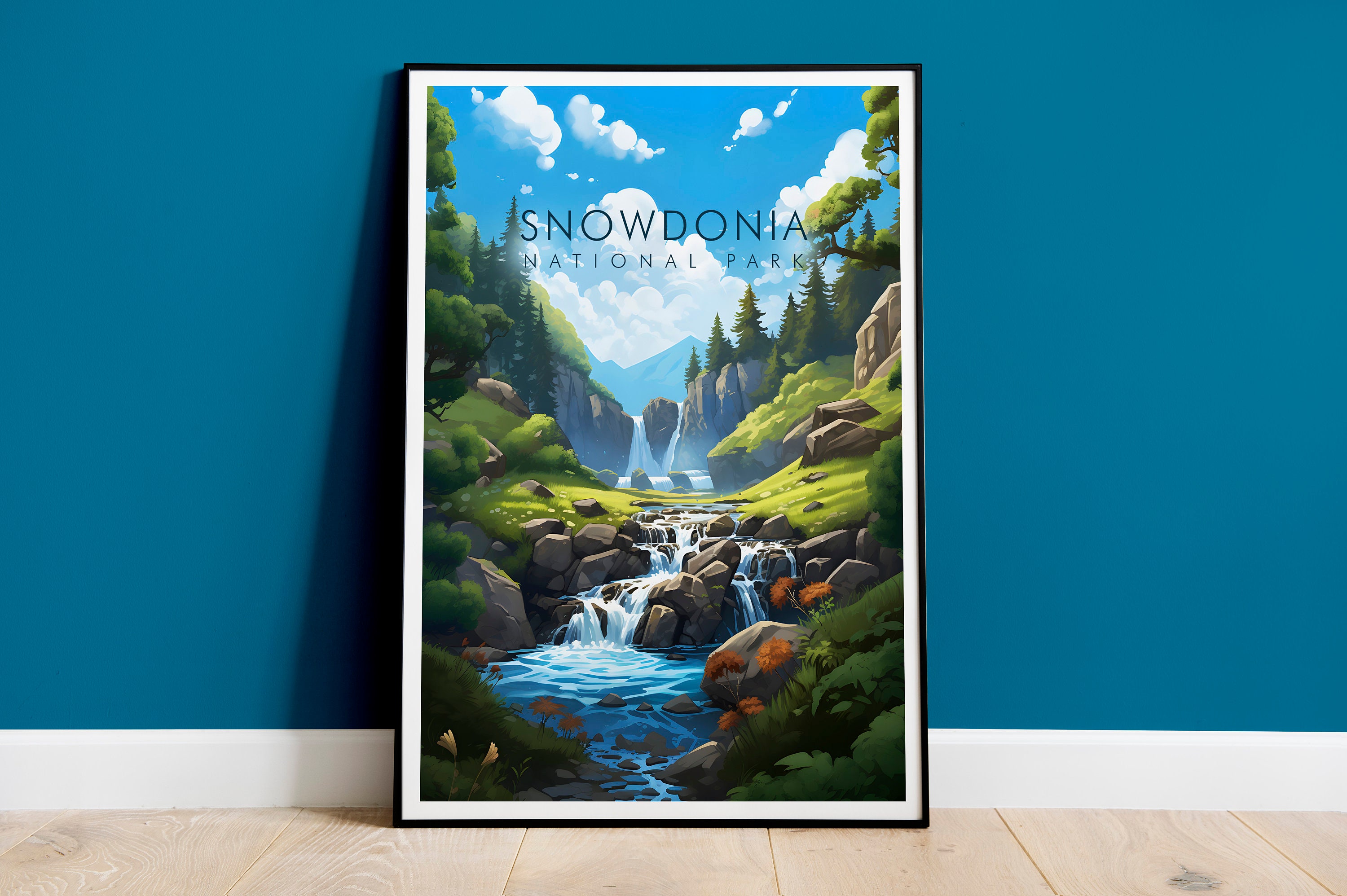 Snowdonia Print, Travel Print, National Park Print