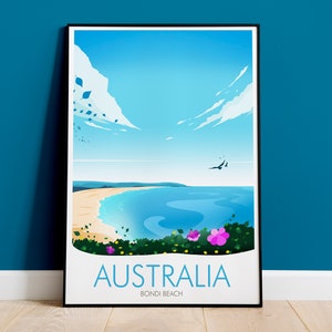 Australia Print, Bondi Beach Print