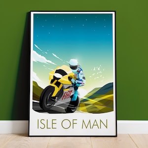Isle of Man Print, Isle of Man Poster