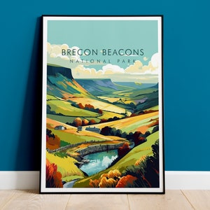 Brecon Beacons Print, Travel Print