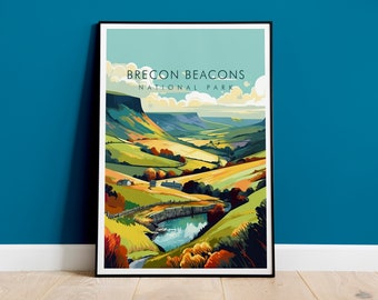 Brecon Beacons Print, Travel Print