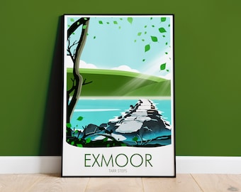 Exmoor Print, Tarr Steps