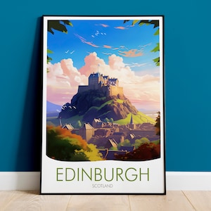 Edinburgh Print, Travel Print, Customisable Print