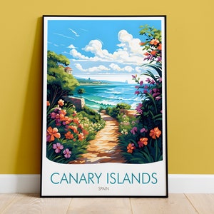 Canary Islands Travel Print, Spain