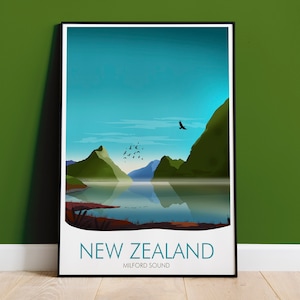 Impresión de Nueva Zelanda, Milford Sound