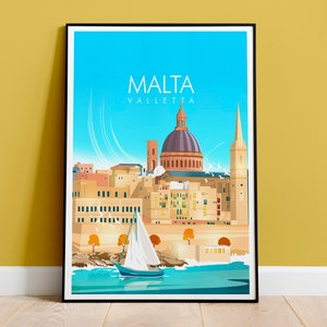 Malta Valletta Print