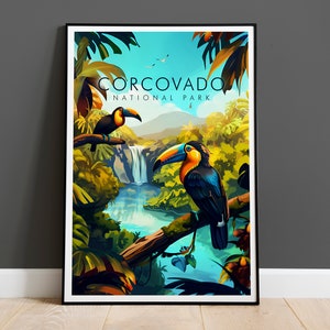 Corcovado Costa Rica Print, Travel Print