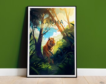 Kanha National Park Print, India Print