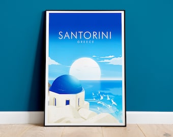 Santorini Print, Greece