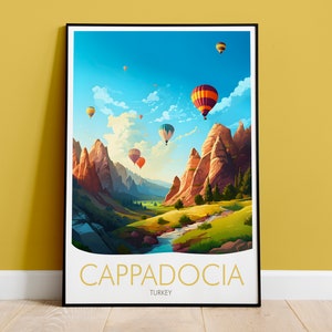 Cappadocia Turkey Print, Travel Print