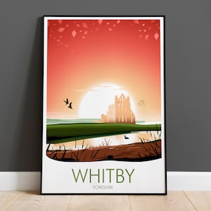 Whitby Abbey Print, Yorkshire