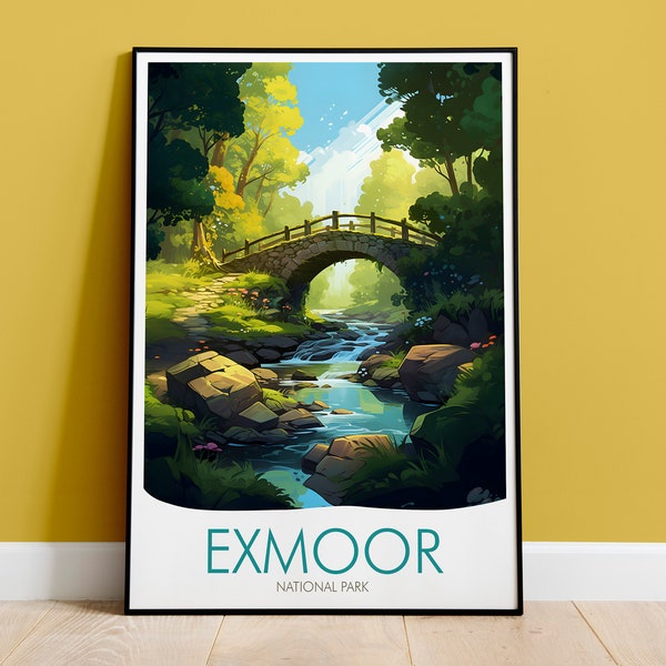 Exmoor Print, National Park Print