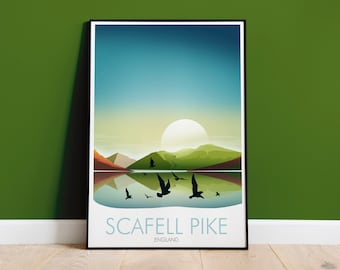 Visit Scafell Pike Print, England