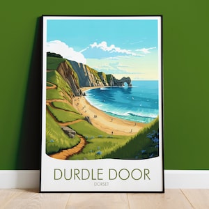 Visit Durdle Door Print, Dorset
