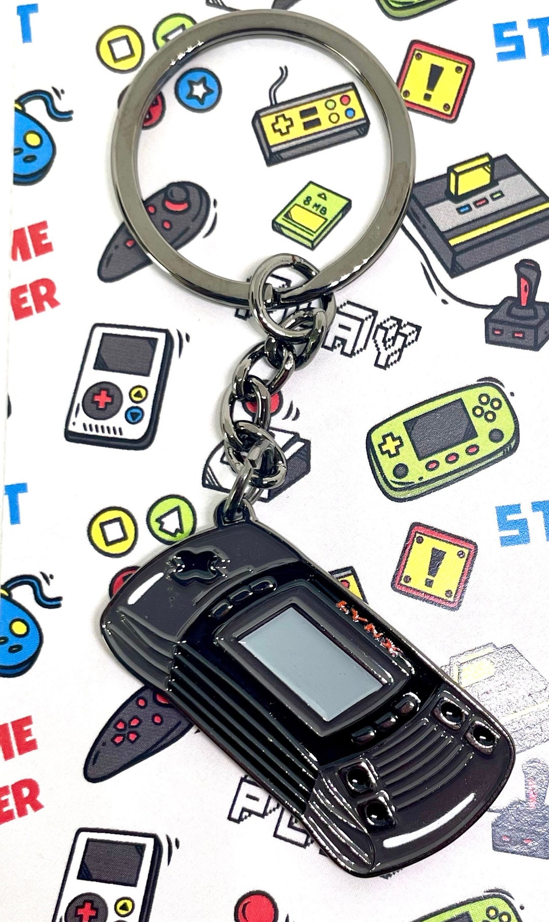 Atari Lynx Keyring Atari Lynx Keychain Retro Gaming Keyring Etsy