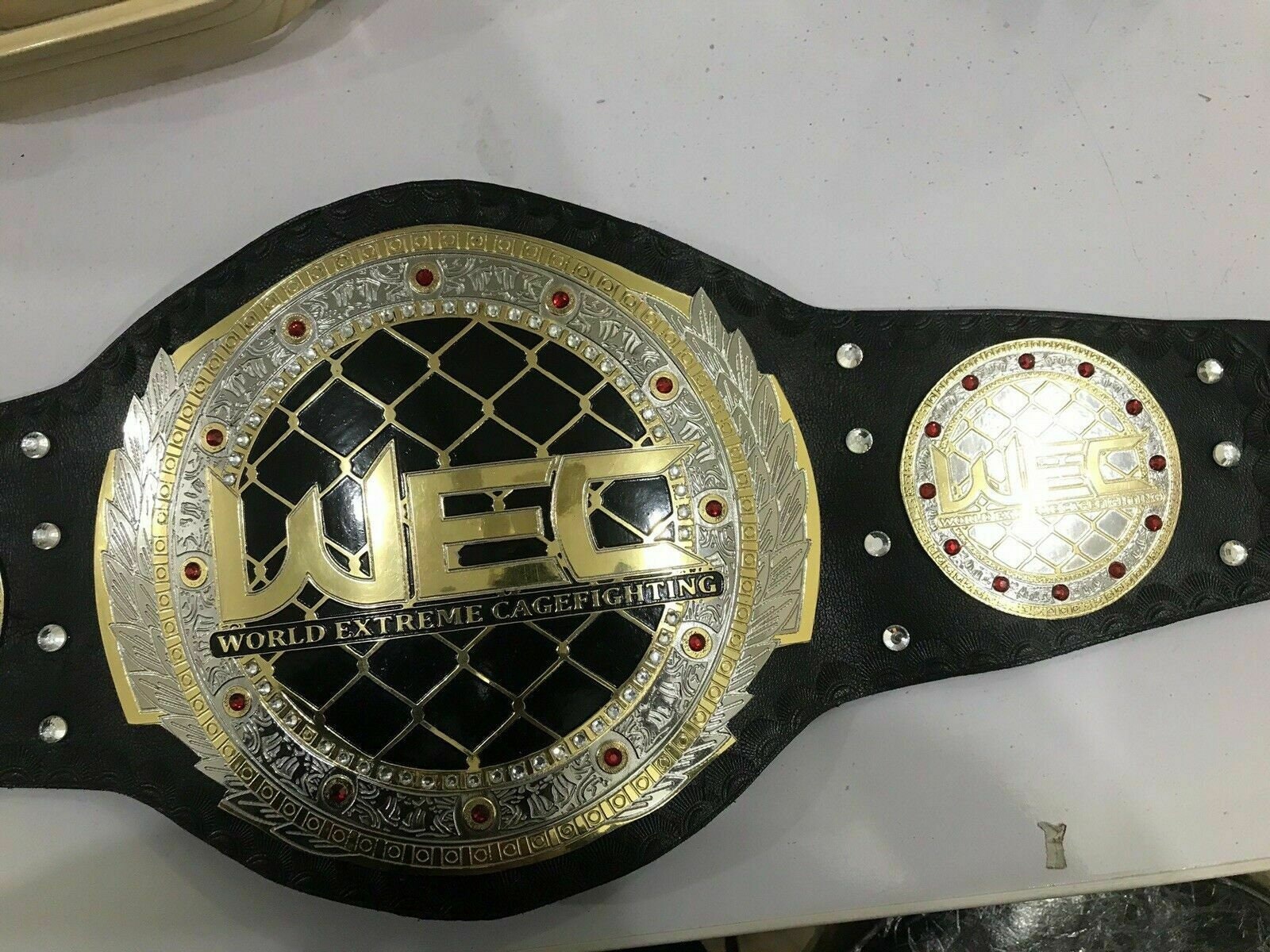 WEC World Extreme Cage Fighting Wrestling championship Title Etsy