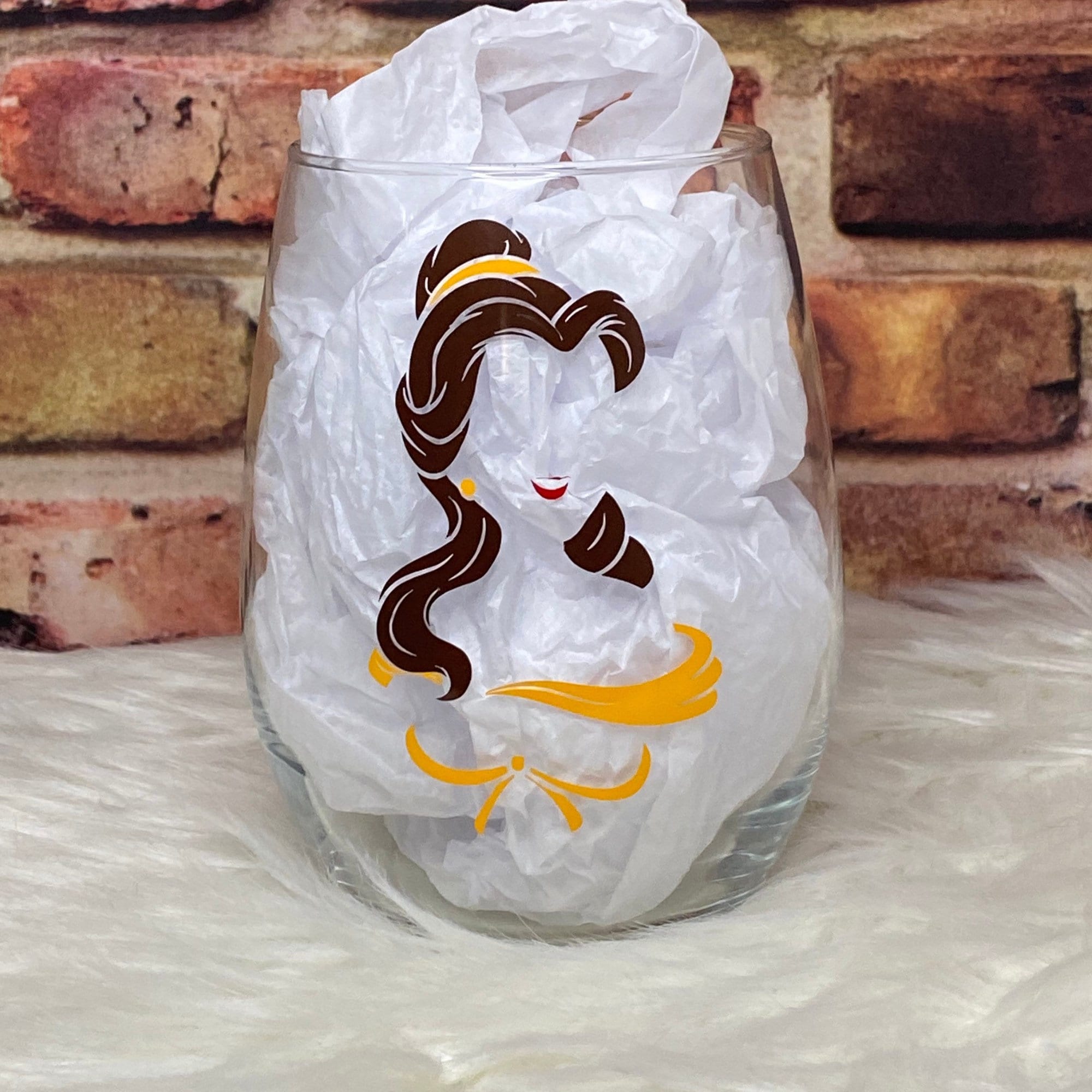 Belle cup Disney Personalized Name Gift Beauty and the | Etsy