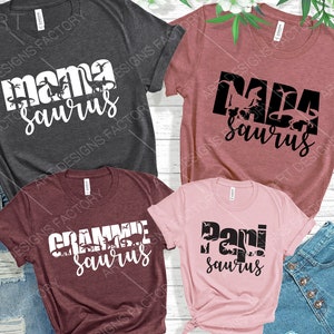 Mama saurus Svg,Dada saurus Svg,Grammie saurus Svg,Papi saurus Svg,Family saurus cut files,T rex family saurus,Dino family saurus circut