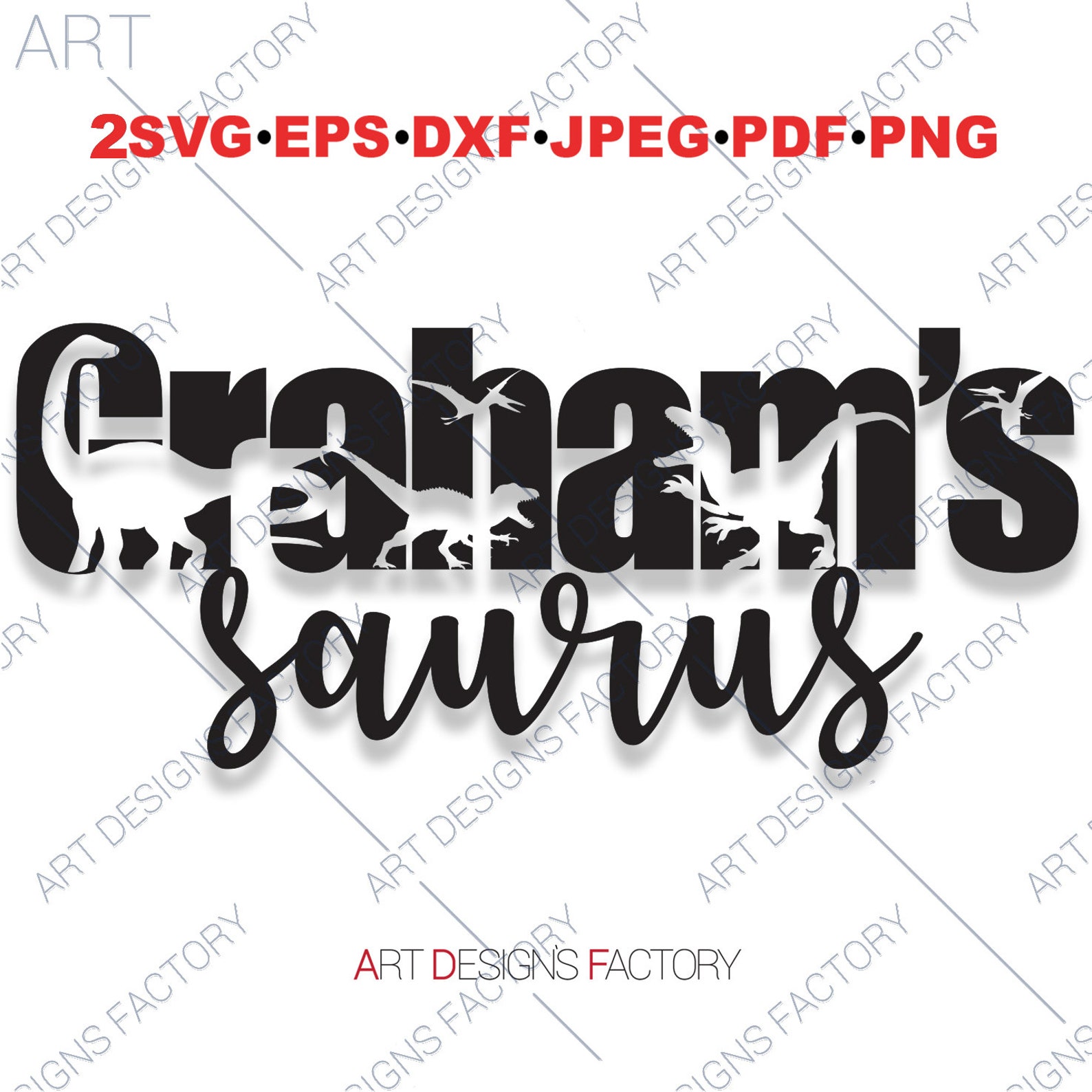 Rectangle Saurus Graham's Saurus Svgpersonalizated Saurus Svggraham's | Etsy