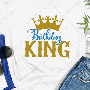 Birthday King SVG, Boy Birthday SVG, My son birthday svg, Little Boy SVG, Png, Eps, Dxf, Jpeg, Ai Cricut, Cut Files, Silhouette Files, Imprimir
