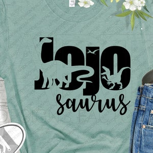 JOJO Saurus Cut Files,Jojo Saurus SVG, Mom Birthday svg, T-rex shirt svg, Dino birthday svg,Best Seller Svg,ArtDesignsFactory, Png Eps Svg