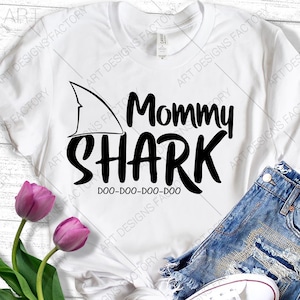 Mommy Shark SVG, Shark SVG, Shark Family SVG, Shark Birthday svg, Mom svg, Shark Party, Doo Doo Doo svg, Family Shark svg, Shark Shirt svg