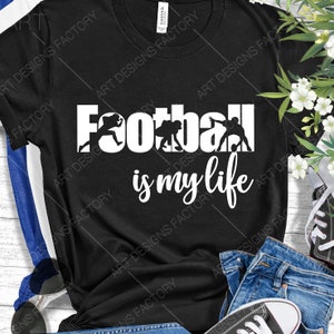 Football SVG,Football Spieler SVG,Football is my life svg,Football Clipart,Football Vektor,Football SVG Dateien für Cricut,Silhouette
