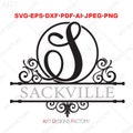 Split Monogram SVG, Split Font, Letter Svg, Split Monogram Letters, Split Alphabet Svg, Font For Cricut, Regal Font Svg