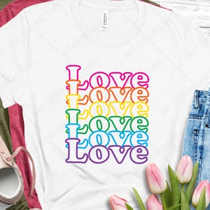 Love cut files,Valentine day gift svg,Valentine&#39;s day SVG, Valentine love rainbow colors cut files, Svg,Dxf,Eps,Png,Ai,pdf,jpg cut files