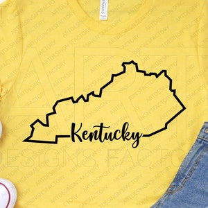 Kentucky Outline SVG, Kentucky Cut Files,United States of America Vector Files,Kentucky Vector,Kentucky Map Clip Art Svg Png Dxf Eps Jpg Pdf
