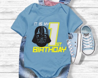It's my 1st Birthday SVG,D arth V ader Birthday shirt cut SVG,Star war s Birthday shirt svg,1st Birthday Dart V ader Shirt circut files,SVG