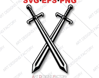Sword Logo Svg Etsy