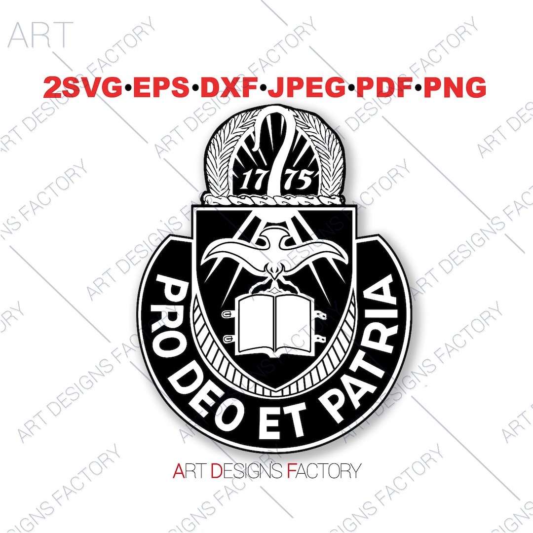Pro Deo Et Patria Cut Files, Sticker of Pro Deo Et Patria, Pro Deo Et Patria Circut and