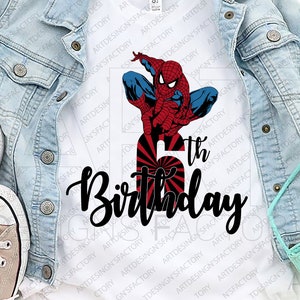 6. Geburtstag svg,Spinne Mann Svg,Spinne Mann Svg,Geburtstag Junge svg,Geburtstag svg,Spinne Svg,svg eps png dxf