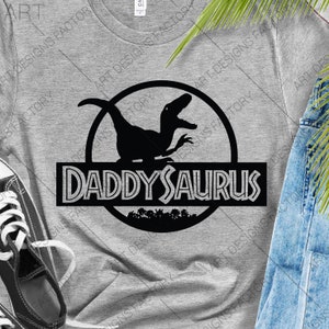 Daddy saurus t shirts cut files for fathersday, dinasours and jurassic style cut files, Svg.Dxf,Eps,Png,Ai cut files.