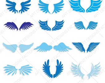 翼 svg、cricut 用の svg ファイル、天使の翼 svg、翼のシルエット、翼のカット ファイル、翼のベクター、翼 SVG バンドル、翼 SVG、翼 Svg、翼 dxf