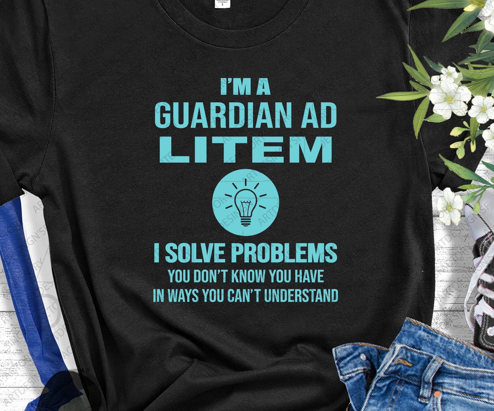 Guardian Ad Litem Definition Vintage Retro Colors Shirt,, 41 OFF
