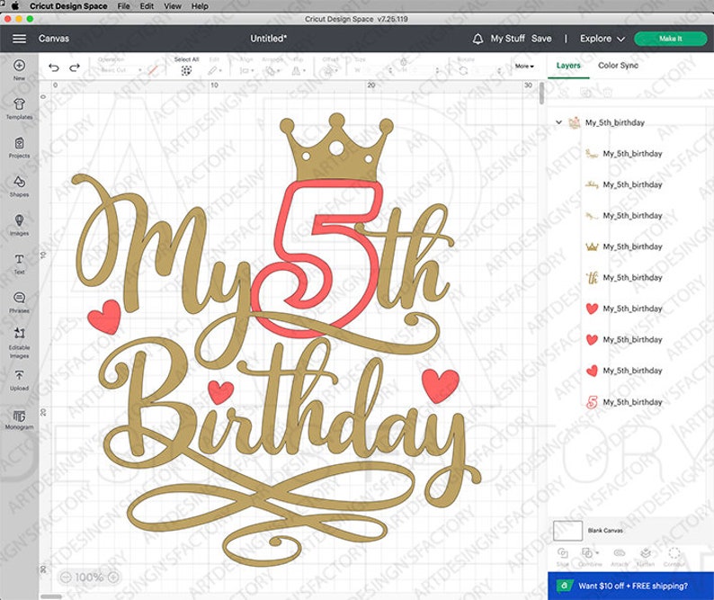 My Fifth Birthday Svg,MY 5th Birthday Svg,I'm Five Svg,It's my 5th Birthday svg,Birthday Girl SVG,Birthday Boy Shirt Png,Queen birthday SVG image 3