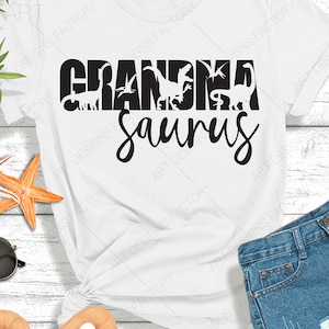 Arquivo svg da vovó saurus, Dinossauro T-Rex Svg, Avó Svg, Dxf Eps Png, Dino Clipart, Design de camisa T Rex, Arquivos de corte Grammy, Cricut Svg