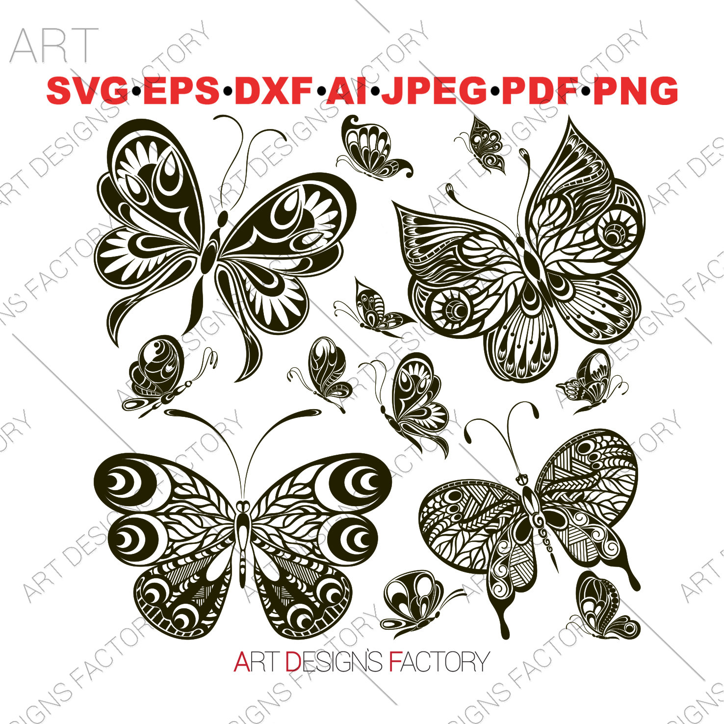 Butterfly Svg Bundle,butterfly Bundle Cricut Cut Files ,butterfly ...