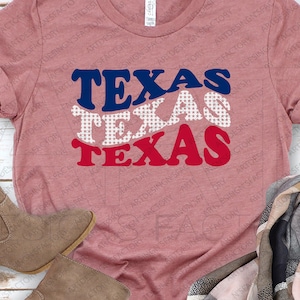 Texas Cut Files, Texas Shirt cut files, Texas state flag colors svg, Texas flag wawe colors, Texas fans shirt SVG, Texas patriatic flag Svg