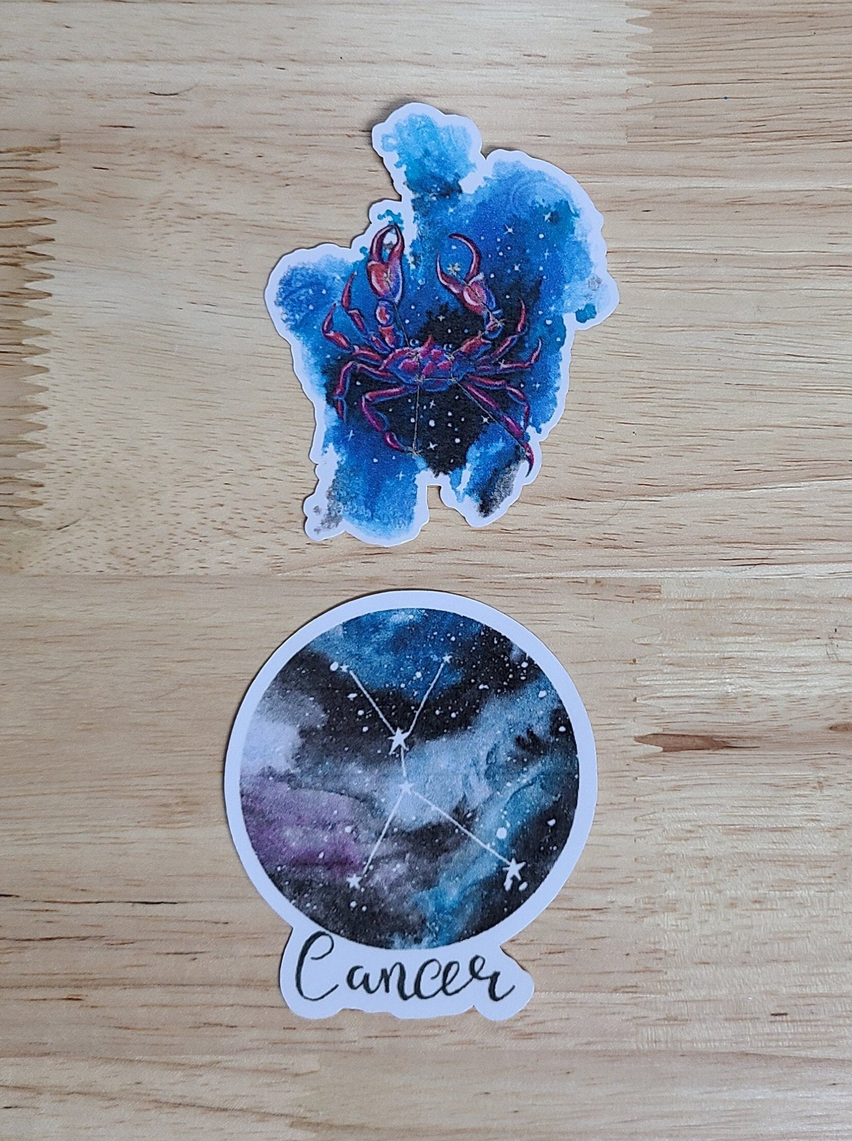 Cancer Zodiac Stickers Cancer Gifts Zodiac Stickers Laptop - Etsy