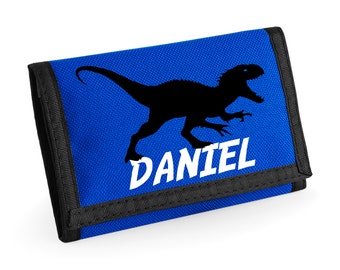 Personalizado Dinosaurio Dino niños Dinero Cartera Bolsa De Velcro Cartera de ID de notas Moda Ropa, calzado y complementos ST3142129 Personalizado Dinosaurio Dino niños Dinero Cartera Bolsa De Velcro Cartera de ID de notas Moda Ropa, calzado y complementos ST3142129