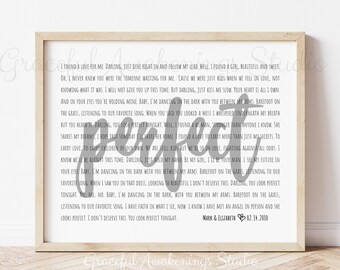 Perfect Ed Sheeran Etsy