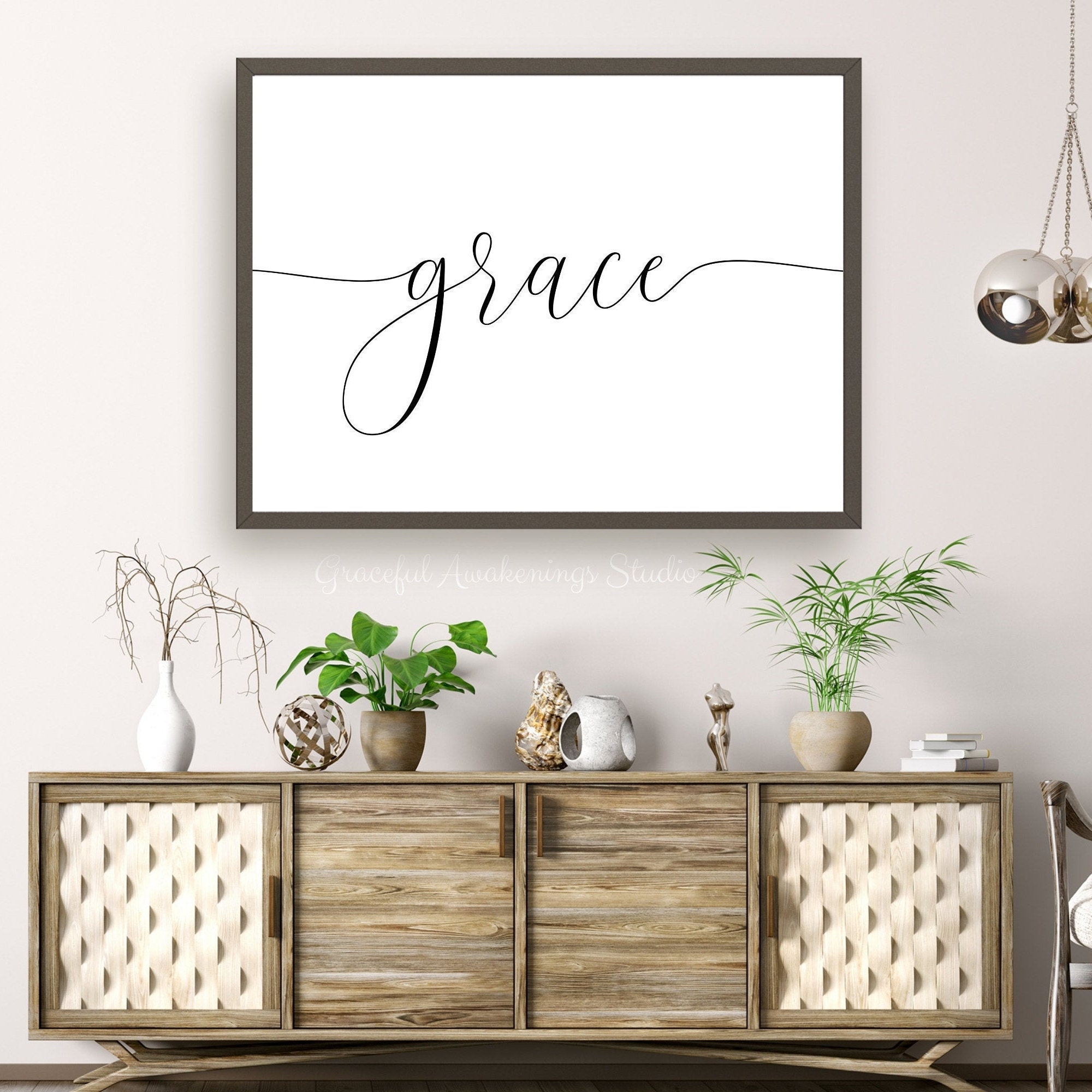 Grace Print Grace Wall Decor Horizontal Print Grace Wall Etsy