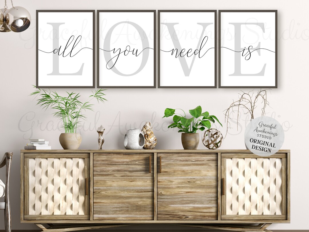 All You Need is Love Printable, Love is All You Need Sign, Love Sign