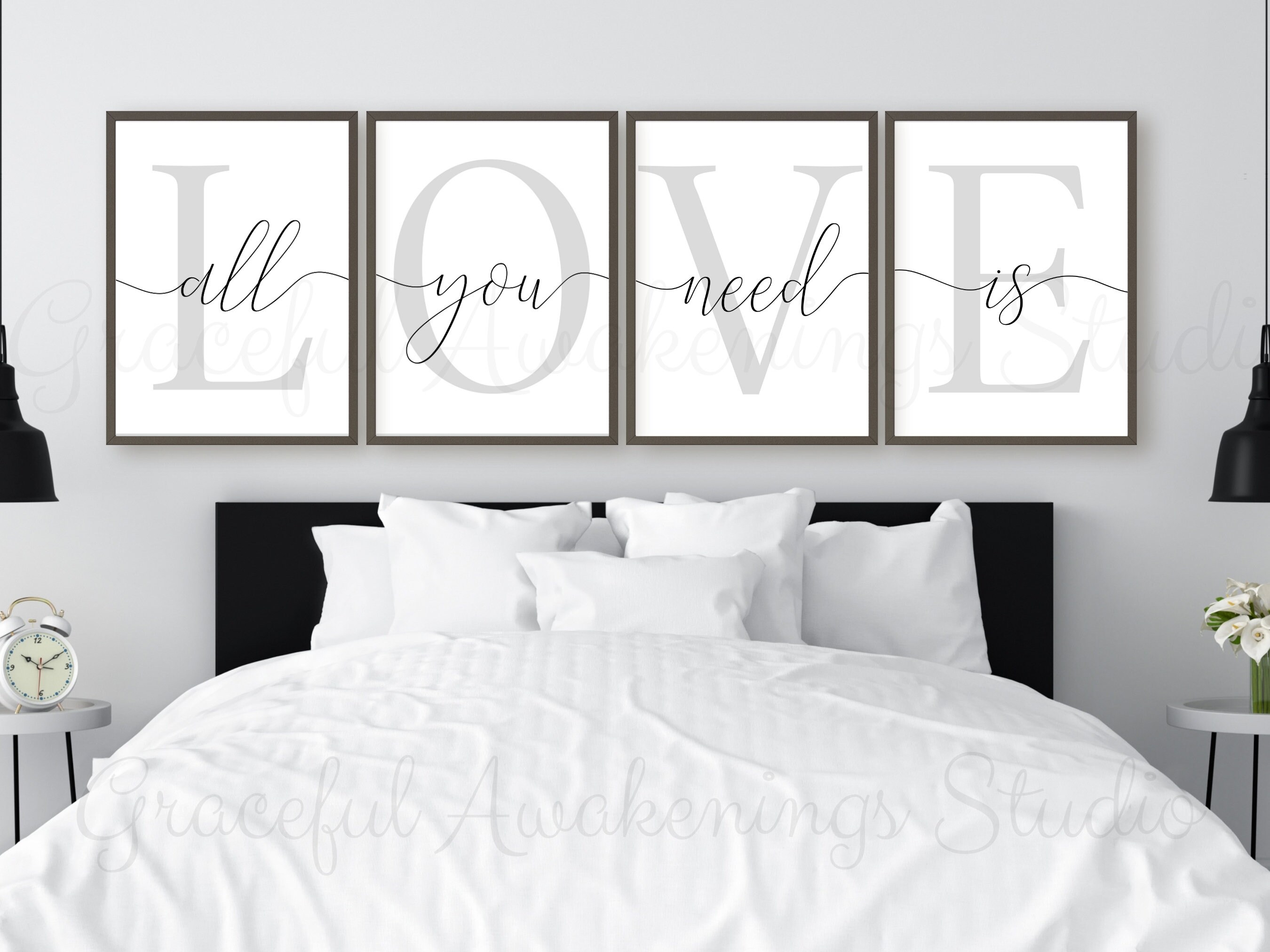 All You Need Is Love Printable Love Is All You Need Sign Etsy