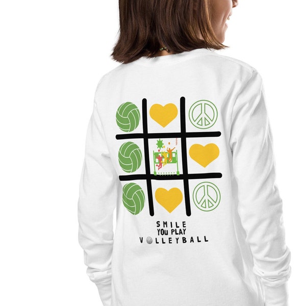 Tic Tac Toe Volleyball Shirt, Peace Love Volleyball Shirt, Girls Volleyball Shirt, Volleyball Tee, Boys Volleyball Shirt, Volleyball Gift