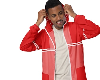 Switzerland, Mens Windbreaker Jacket with Hood, Windbreaker Jacket With hoodie, unique gifts for volleyball coaches, Volleyball Coach gifts