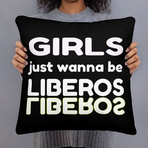 女の子はリベロになりたい バレーボール枕、バレーボール用スロー、バレーボール枕、睡眠用枕、仰向け・横向き寝用枕、